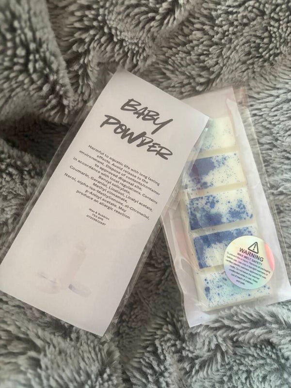 Large wax bar- Baby Powder