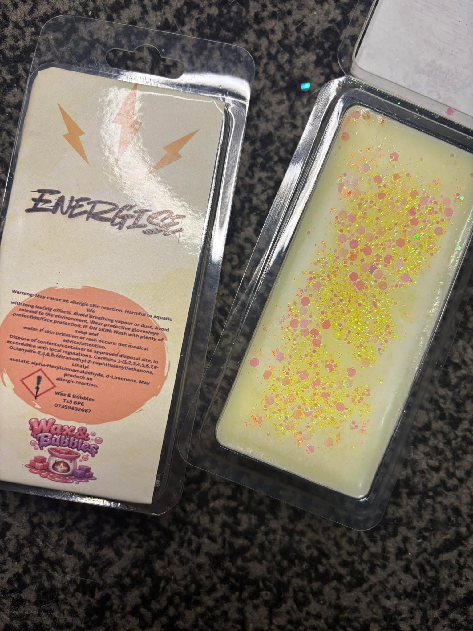 Large wax bar- Energise