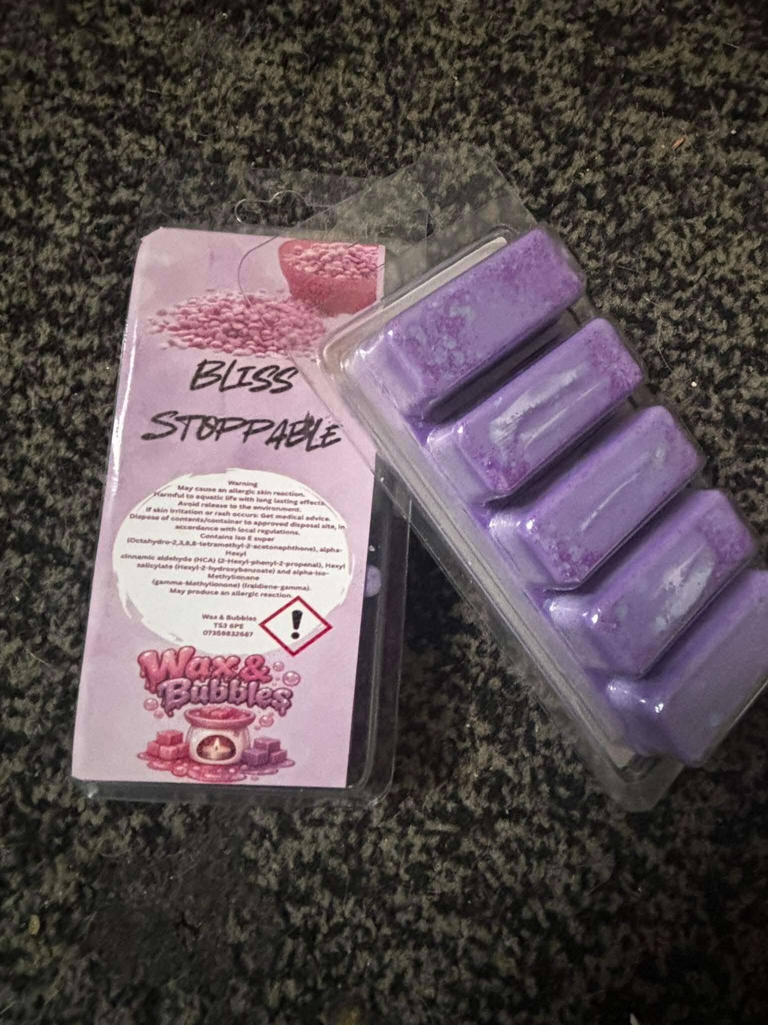 Large wax bar- Bliss Stoppable