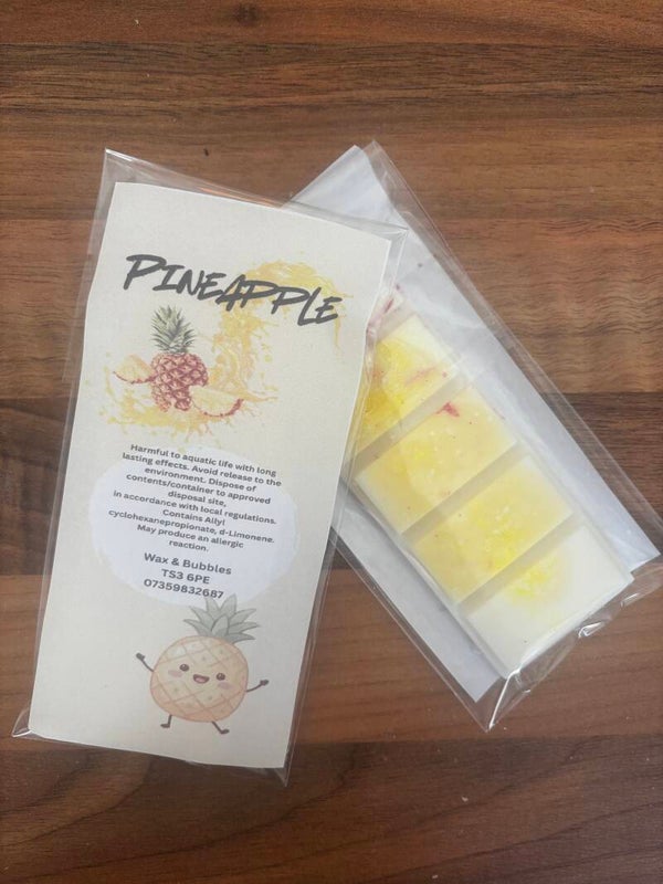 Large wax bar- Pineapple