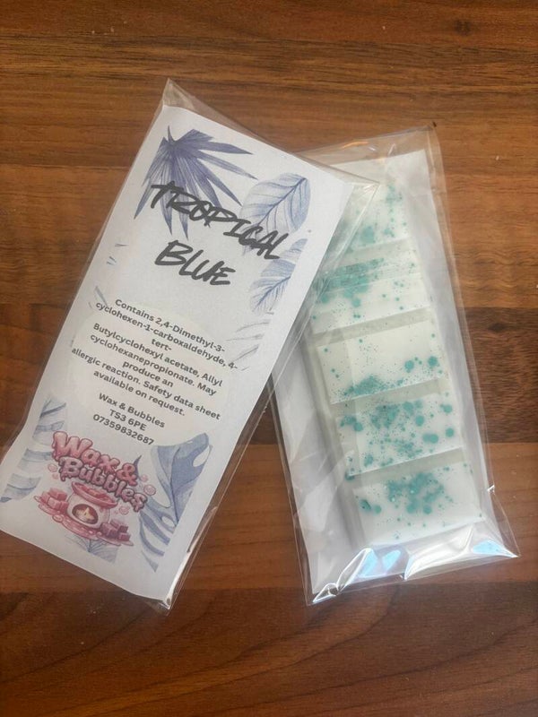 Large wax bar- Tropical Blue