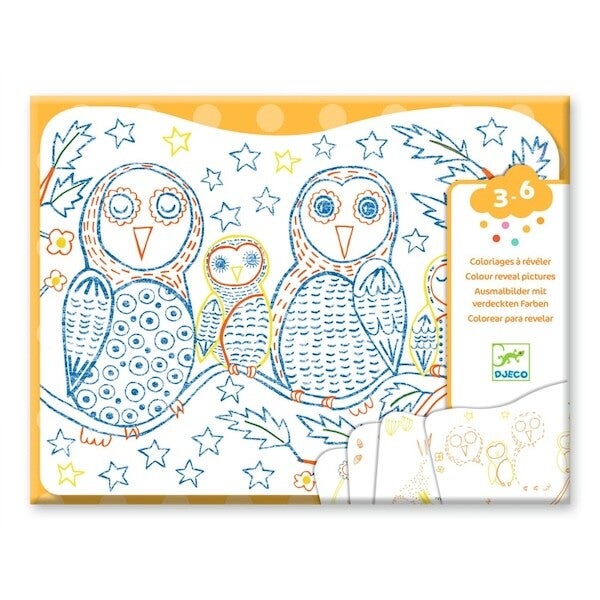 Djeco magische kleurplaten bosdieren