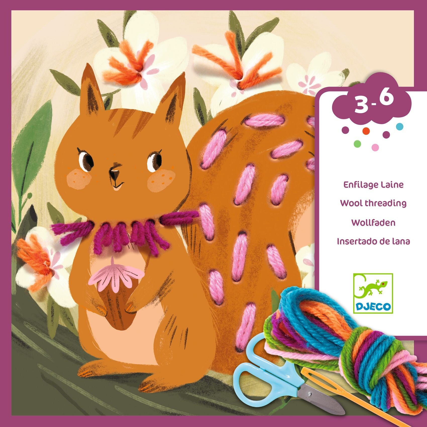 Djeco leren borduren