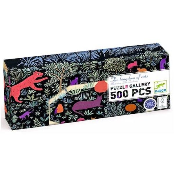 Djeco puzzel het katten koninkrijk (500 stukjes)