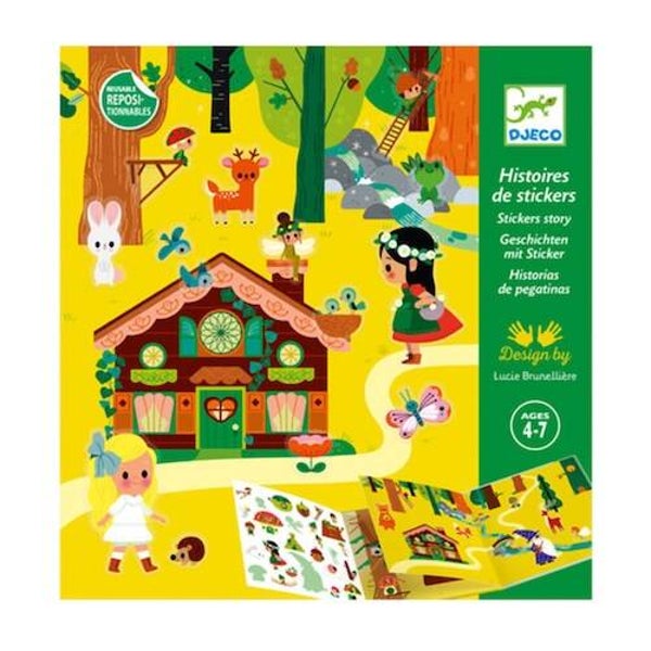 Djeco stickerverhalen toverbos