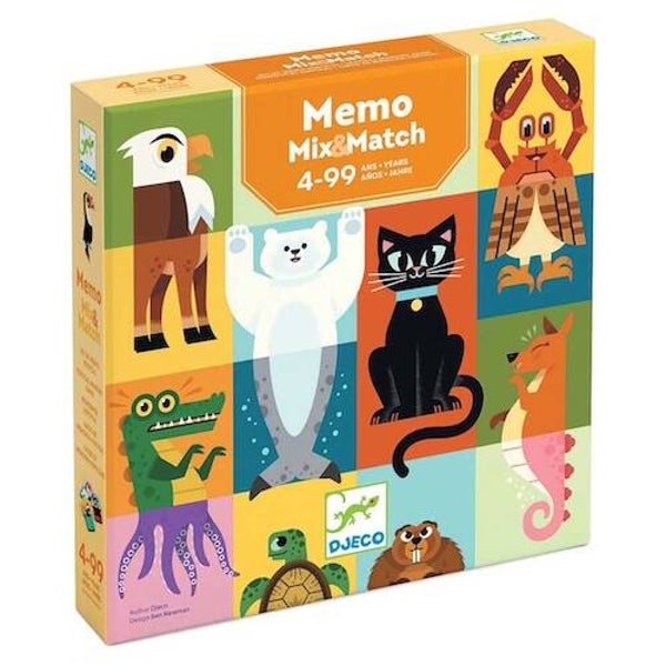 Djeco spel memo mix & match