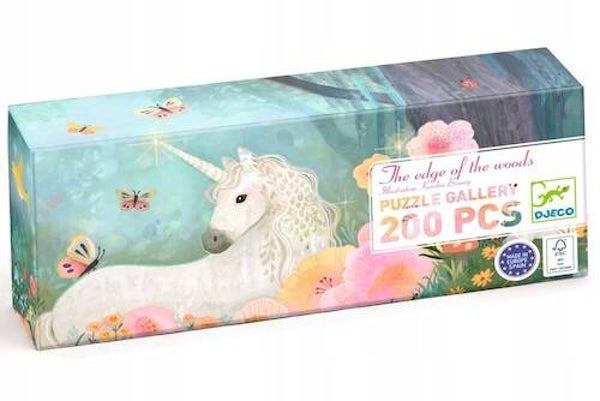 Djeco puzzel the edge of woods unicorn (200 stukjes)