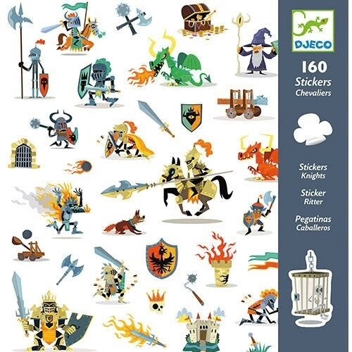Djeco stickers ridders