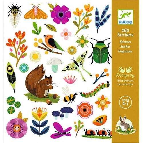 Djeco stickers tuin
