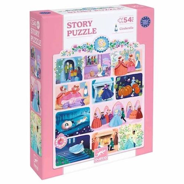 Djeco verhalen puzzel Assepoester (54 stukjes)