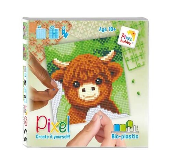 Pixelhobby set Schotse hooglander
