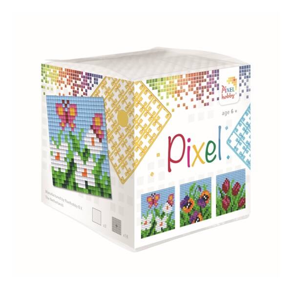 Pixelhobby kubus bloemen