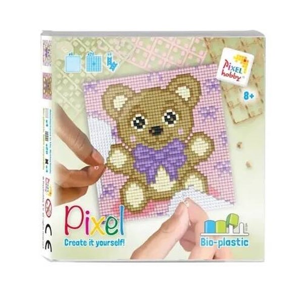 Pixelhobby set teddybeer