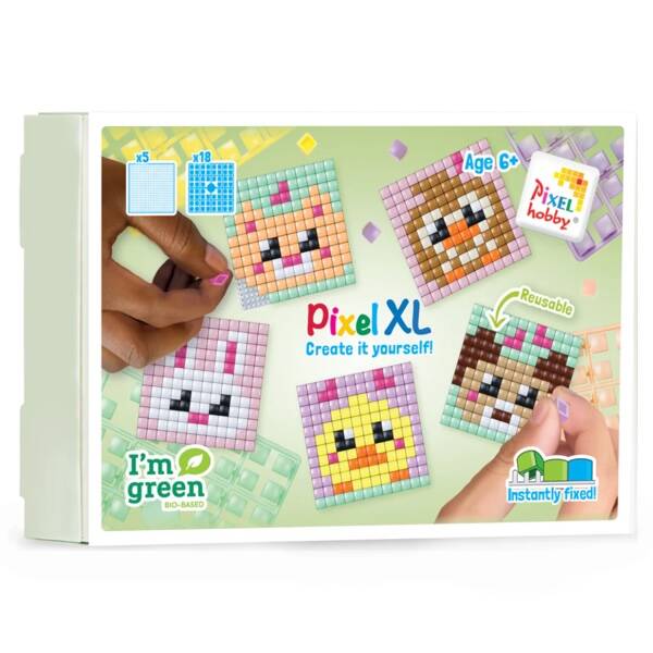 Pixelhobby XL themabox kawaii huisdieren