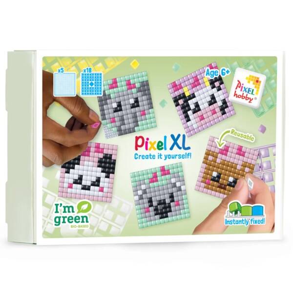 Pixelhobby XL themabox kawaii wilde dieren