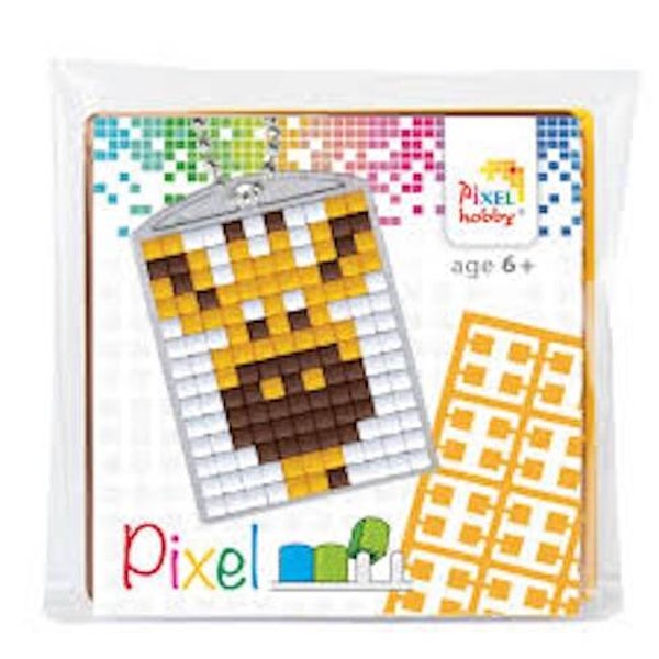 Pixelhobby keyring giraf