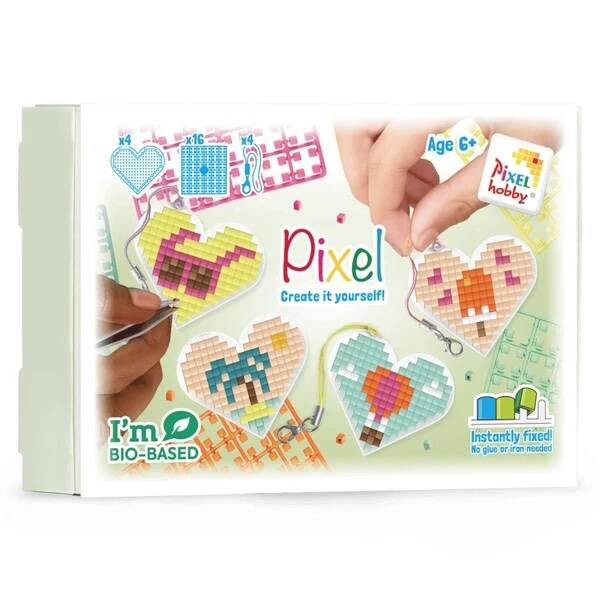 Pixelhobby medaillon heart box zomer