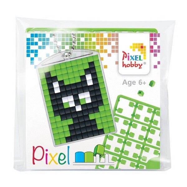 Pixelhobby keyring katje
