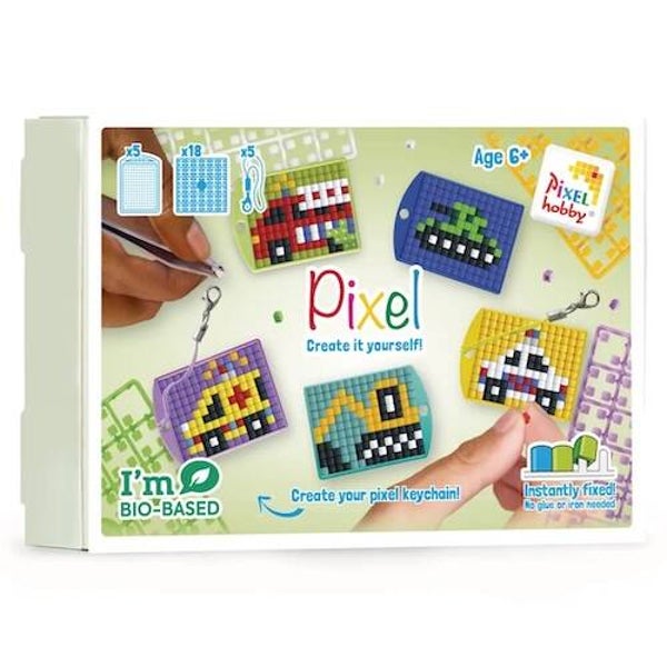 Pixelhobby medaillon voertuigen