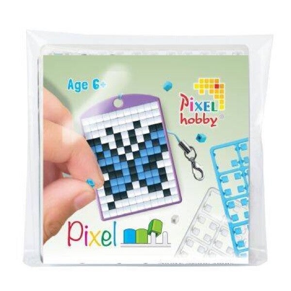 Pixelhobby keyring vlinder