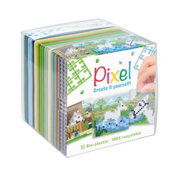 Pixelhobby kubus paarden