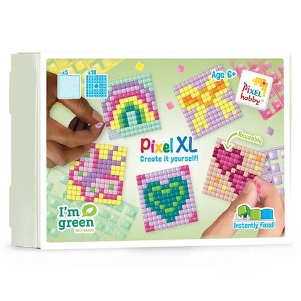 Pixelhobby XL themabox hartjes en strikjes