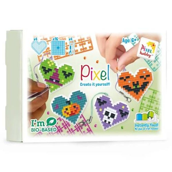 Pixelhobby medaillon heart box halloween