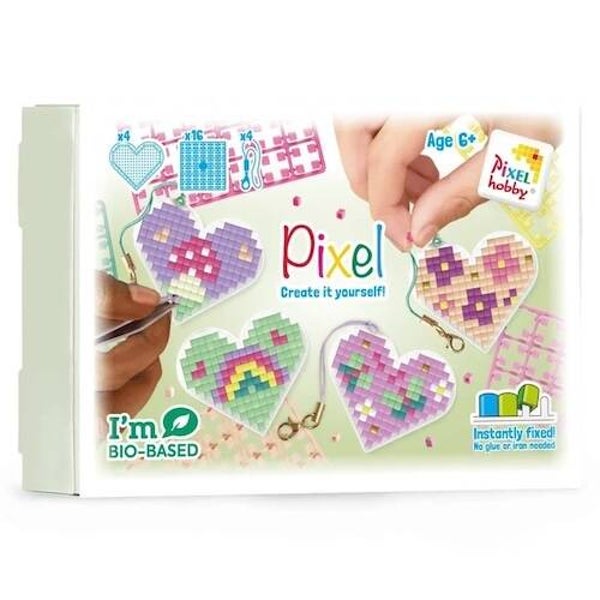 Pixelhobby medaillon heart box droomtuin