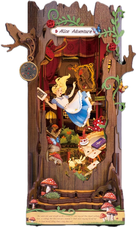 Robotime book nook Alice adventure