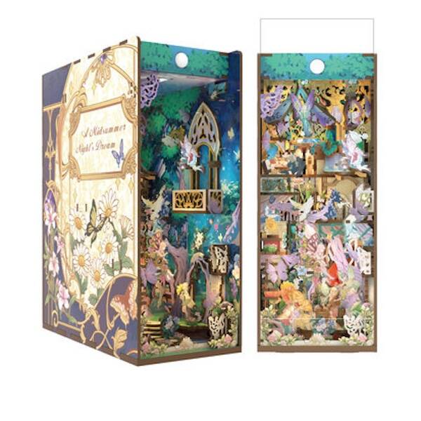 Tonecheer book nook a midsummer night's dream + dust cover