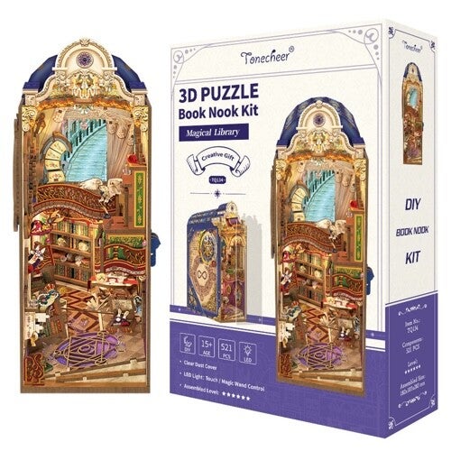 Tonecheer book nook magical library