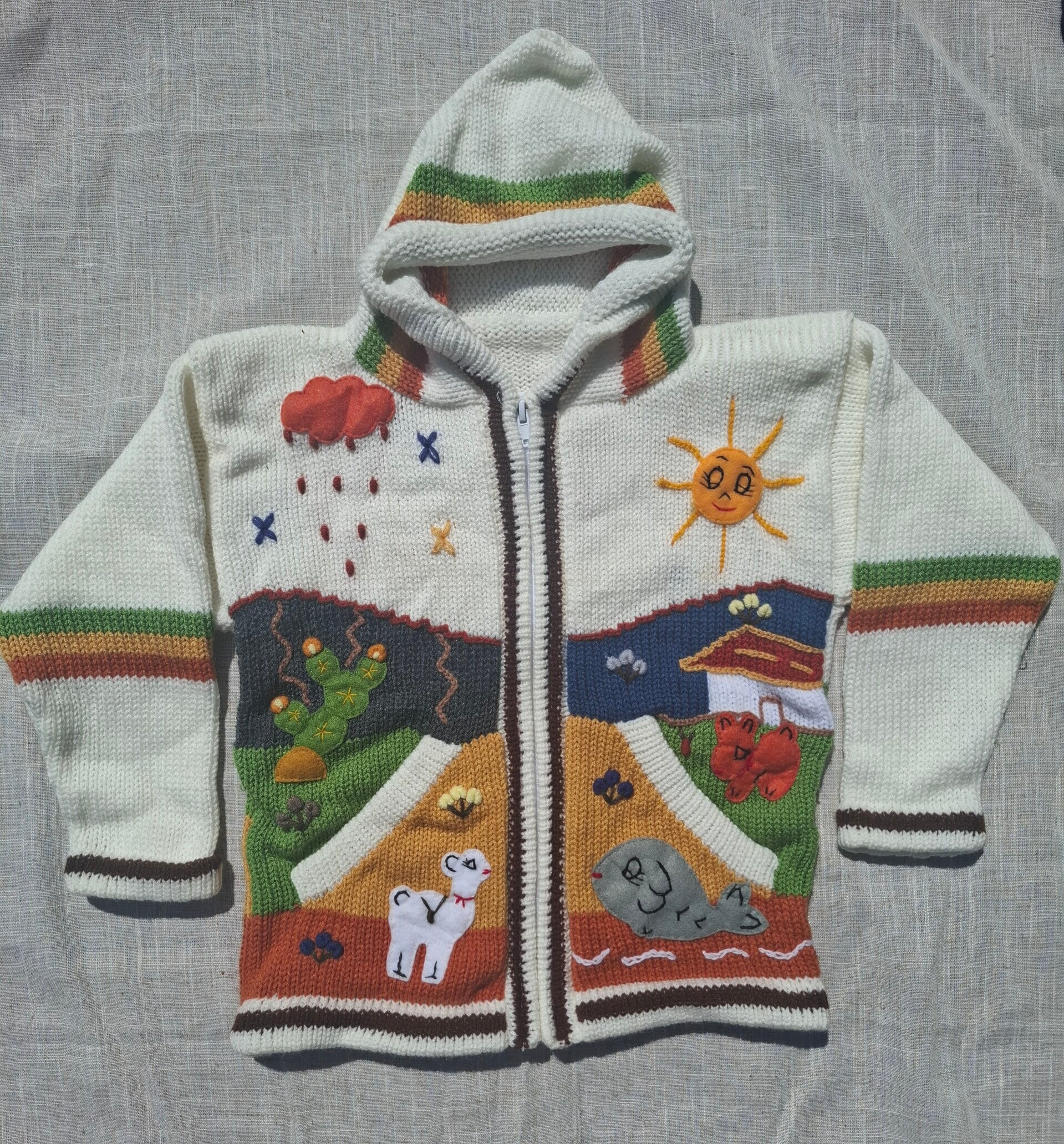 100% Wollen vestje Peru