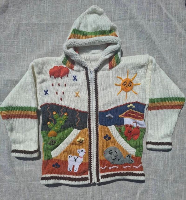 100% Wollen vestje Peru