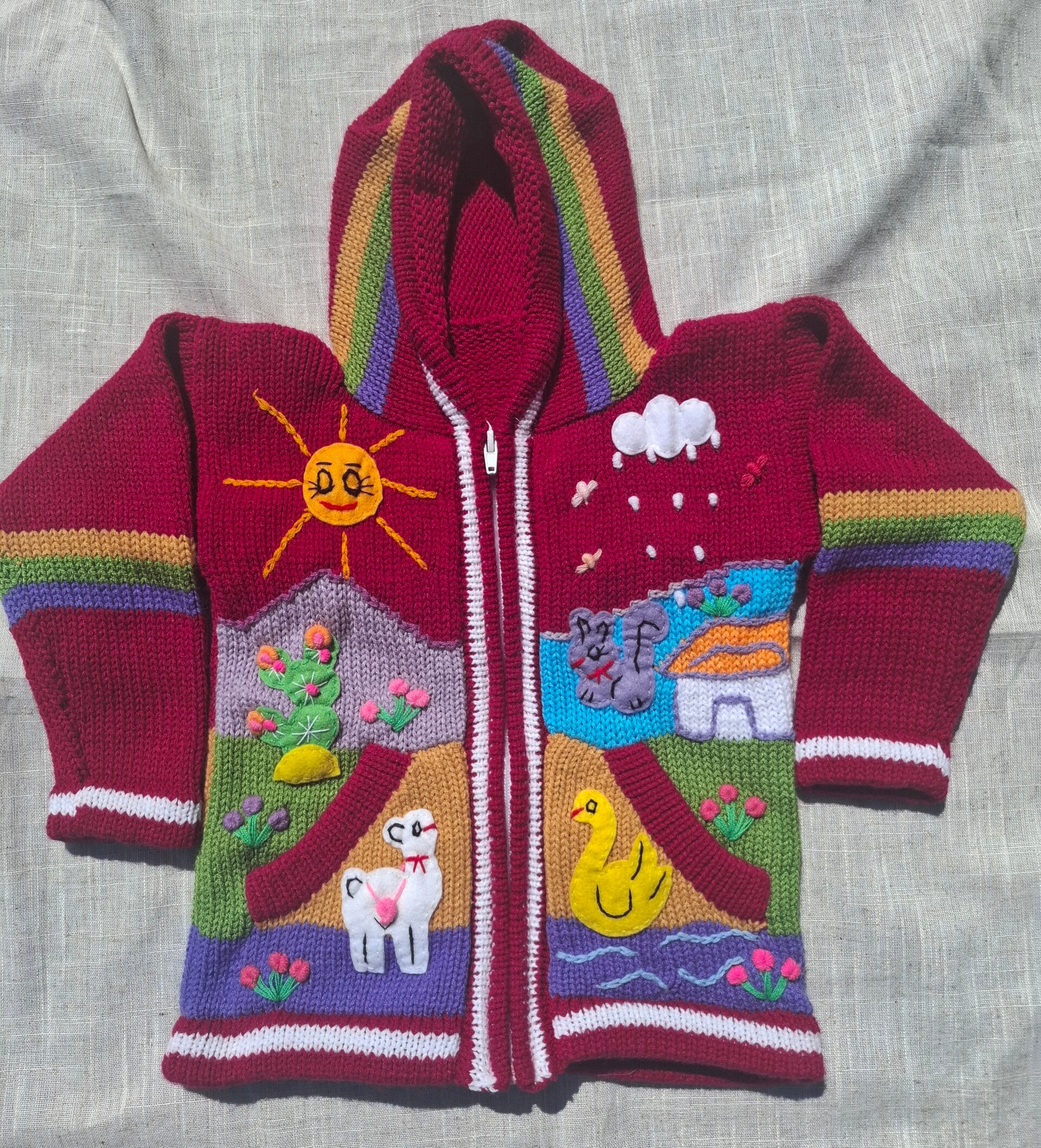 100% Wollen vestje Peru