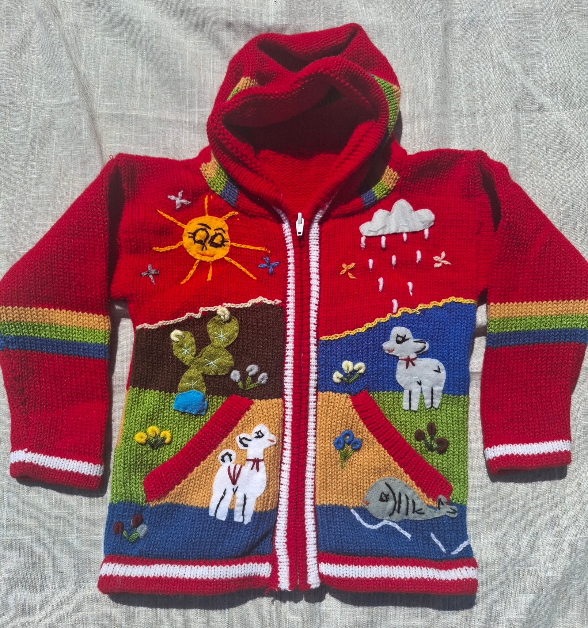 100% Wollen vestje Peru