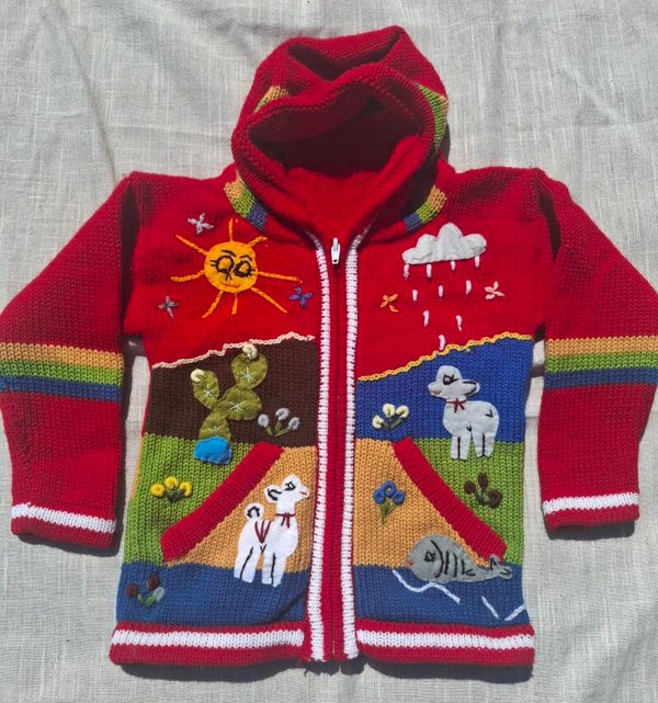 100% Wollen vestje Peru