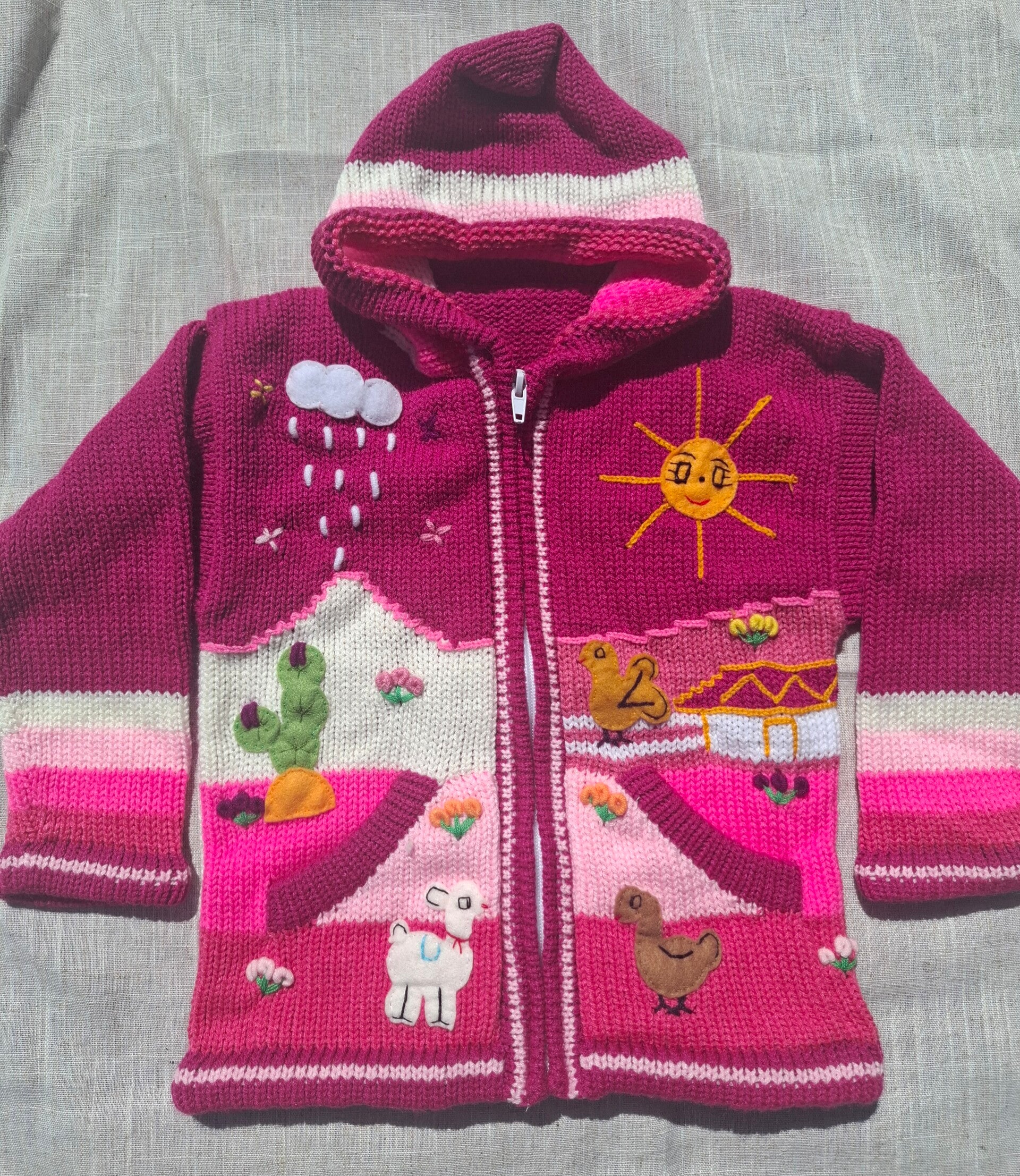 100% Wollen vestje Peru