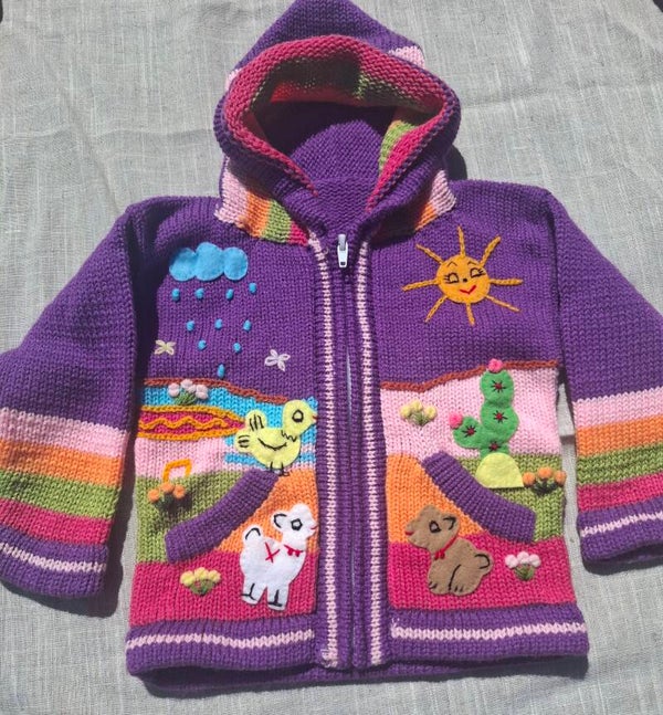 100% Wollen vestje Peru