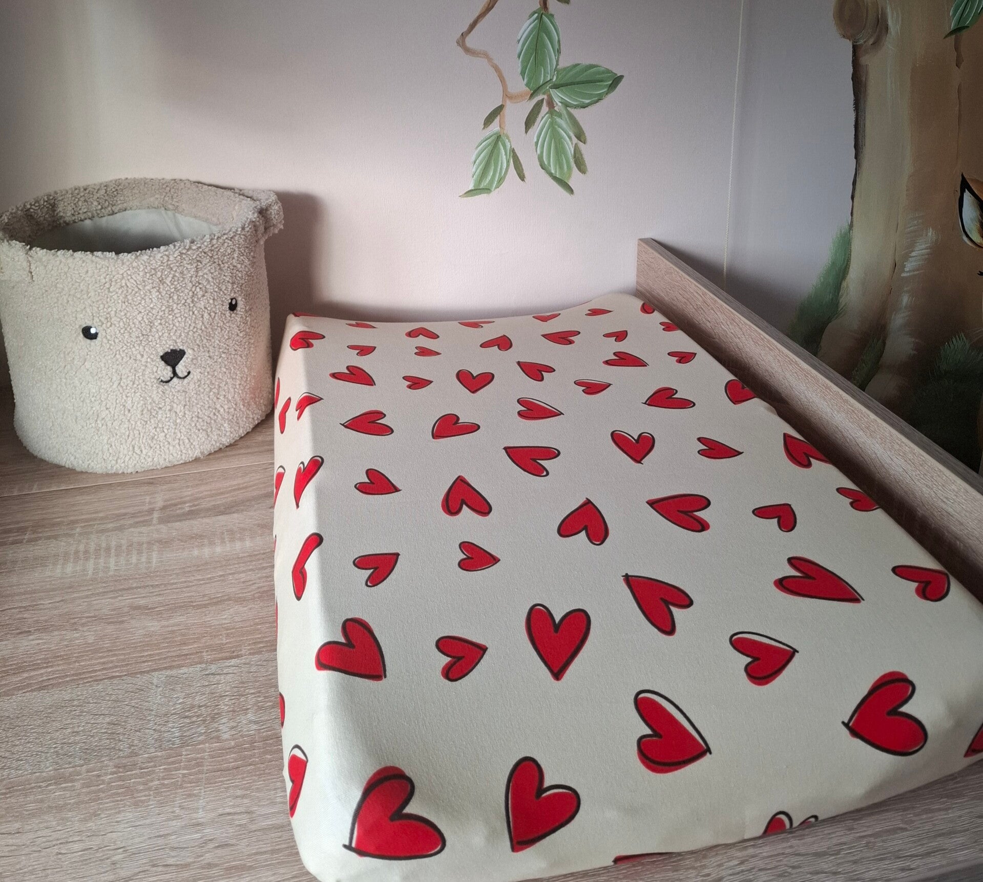 Aankleedkussenhoes Hearts