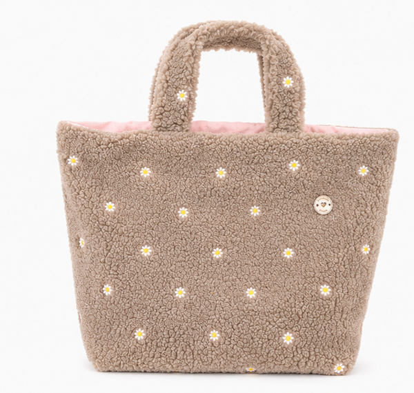 Teddy tote bag Daisies