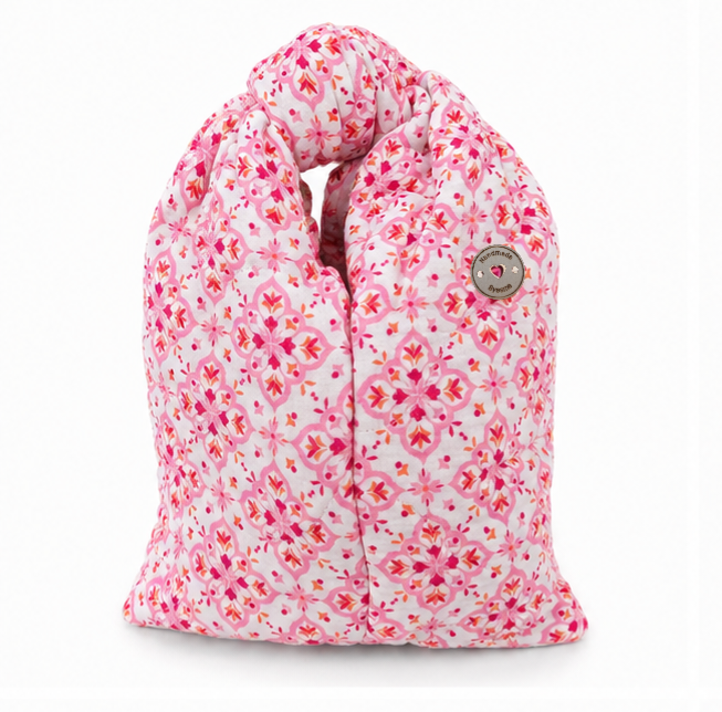 Geknoopte handtas Pink