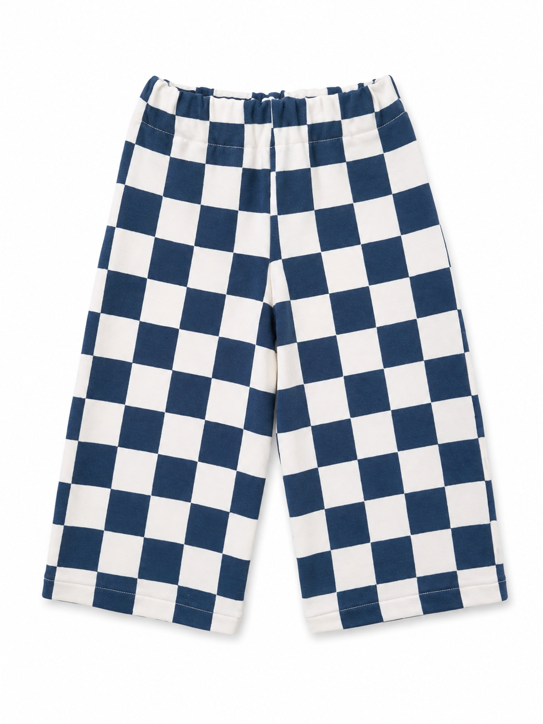 Straight leg broek Checkers Blue