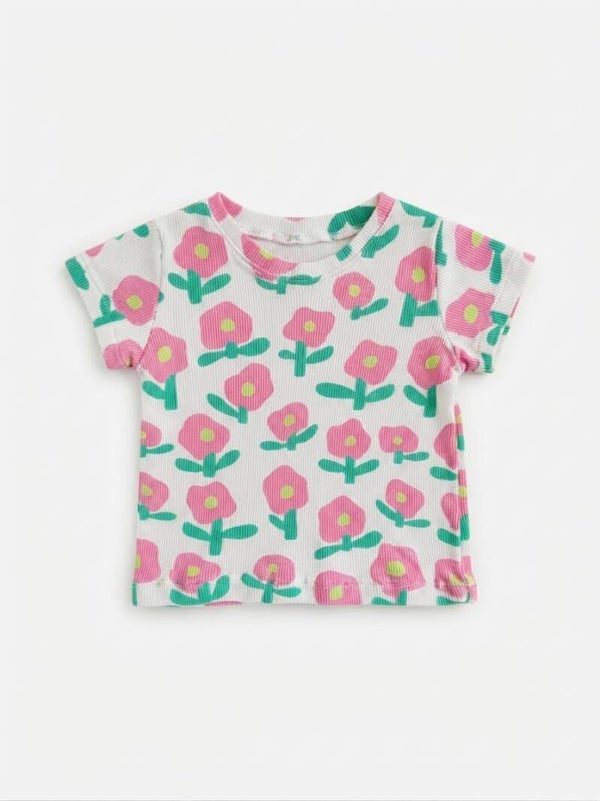 T-shirt rib Flora