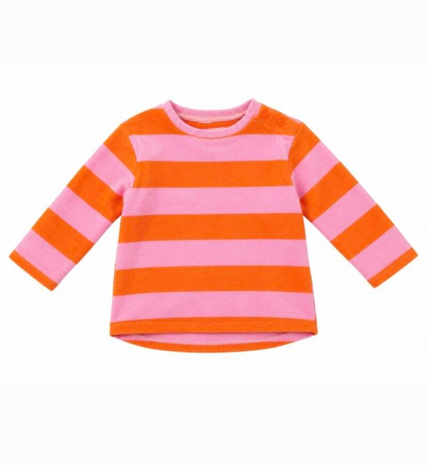Oversized T-shirt Striped Sunset