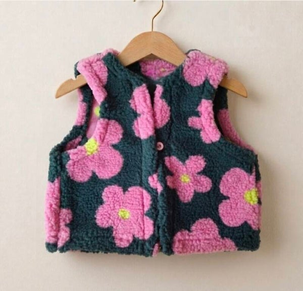Gilet Flora Rosa