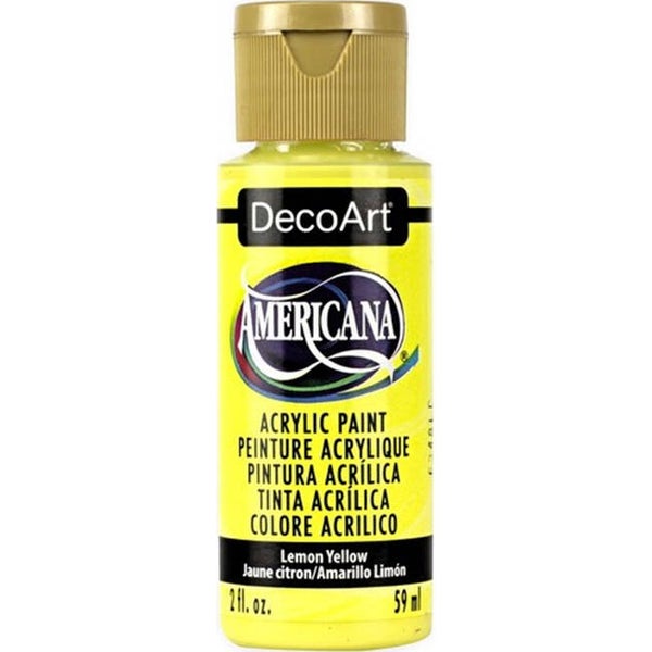 DecoArt Americana Acrylverf 59ml, Lemon Yellow
