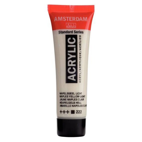 Talens Amsterdam Acrylverf 20ml, Napelsgeel Licht (222)