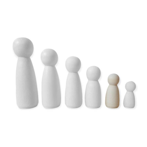 Kegelpoppetje Vrouw 4,3cm