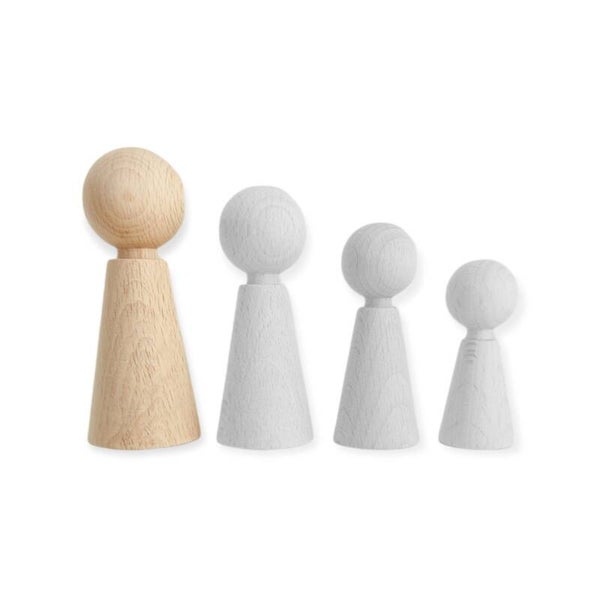 Kegelpoppetje Engel 8cm