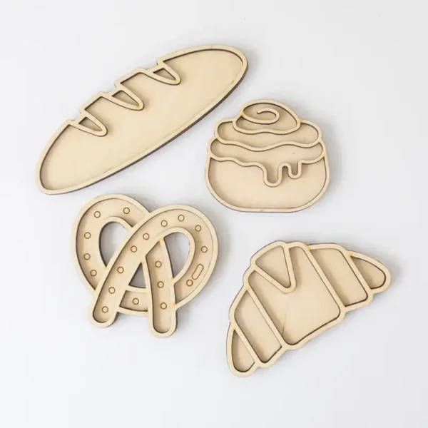 Set mini vulvormen - De bakkerij